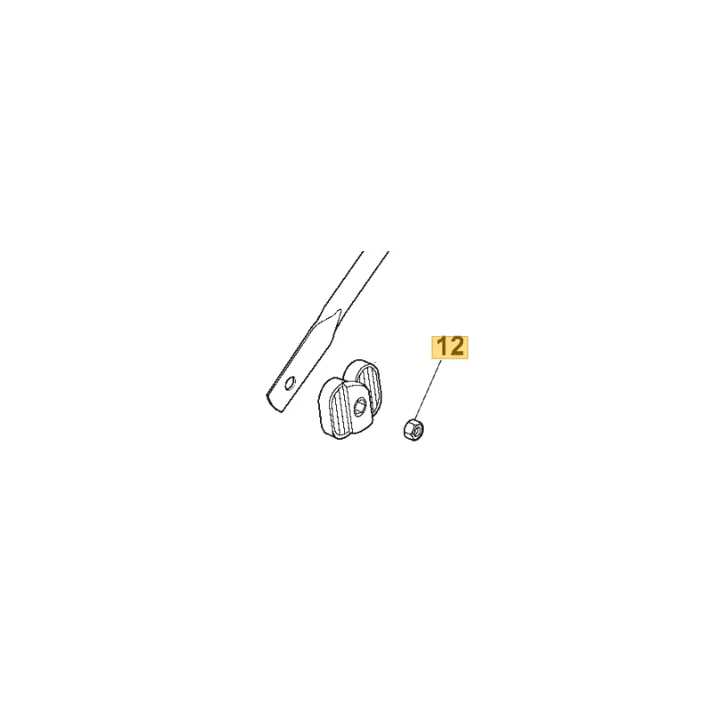 Achat Immédiat Ecrou pour papillon guidon réglable tondeuse GGP