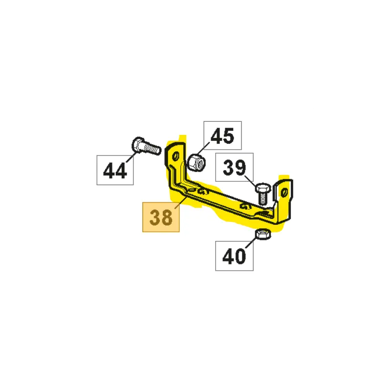 Offre Limitée Etrier support de siège GGP 382774305/1