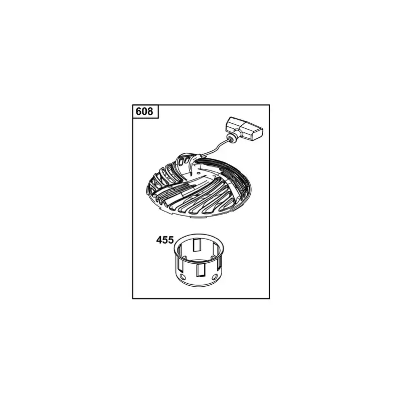 Bon Marché Lanceur moteur Briggs Stratton 84004350