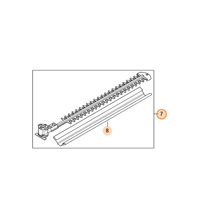 Meilleure Vente Reducteur et lamier complet taille haie HSA 45 Stihl 4511-640-7400