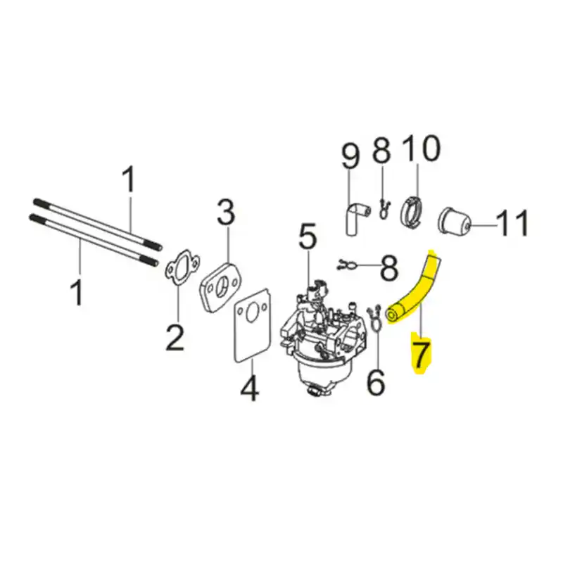 Durite essence moteur Rato RV145 CL90686Z2P011000A0 Certifié