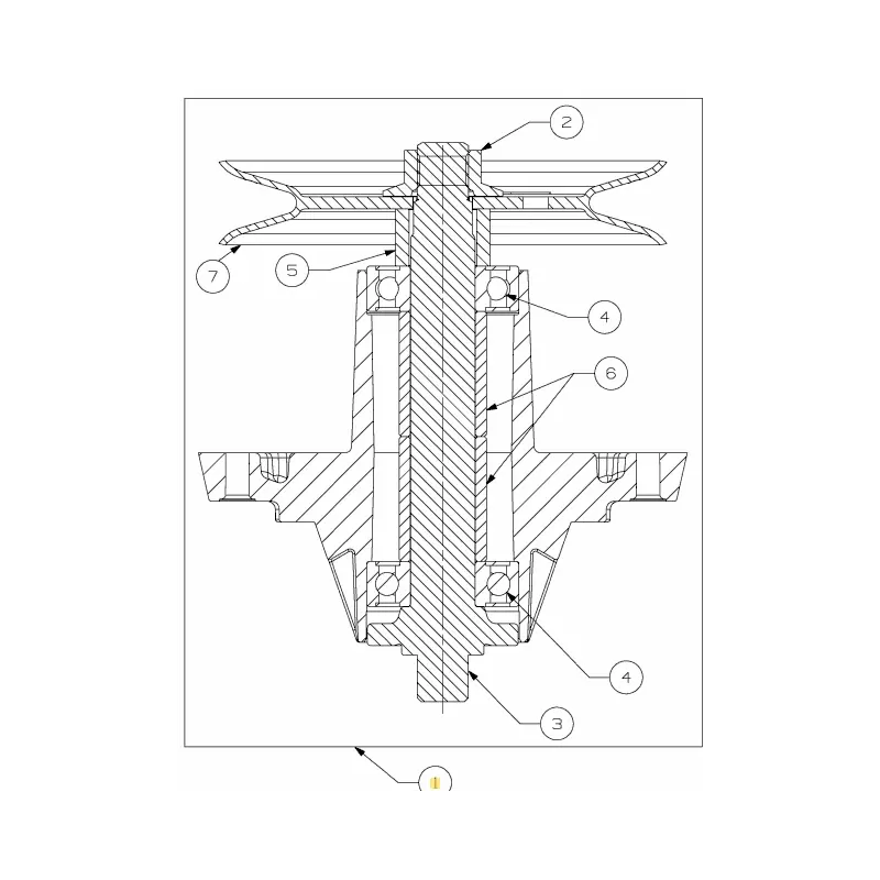 Palier de lame complet autoportée MTD 618-05137 Petit Prix