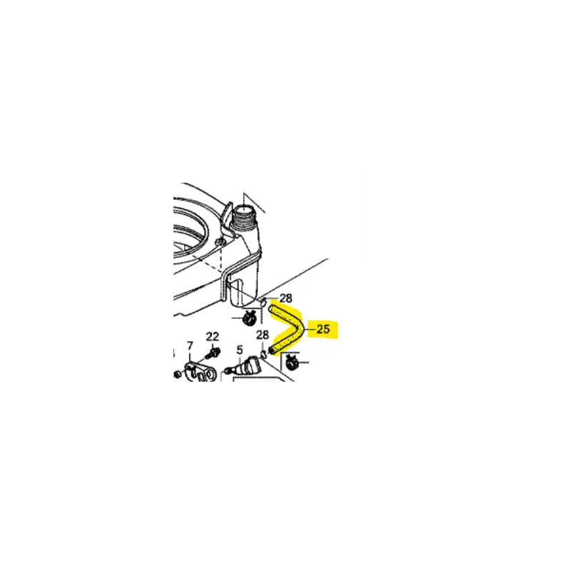 Réduction Durite 95001-5513540 moteur Honda – Pièce d‘origine constructeur
