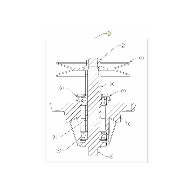 Nouvel Arrivage Palier de lame 61809256 – Pièce origine tracteur tondeuse