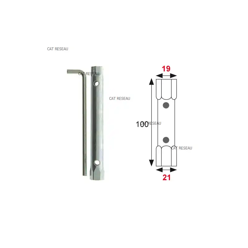 Clé à bougie Briggs Stratton moteur autorpotée Remise