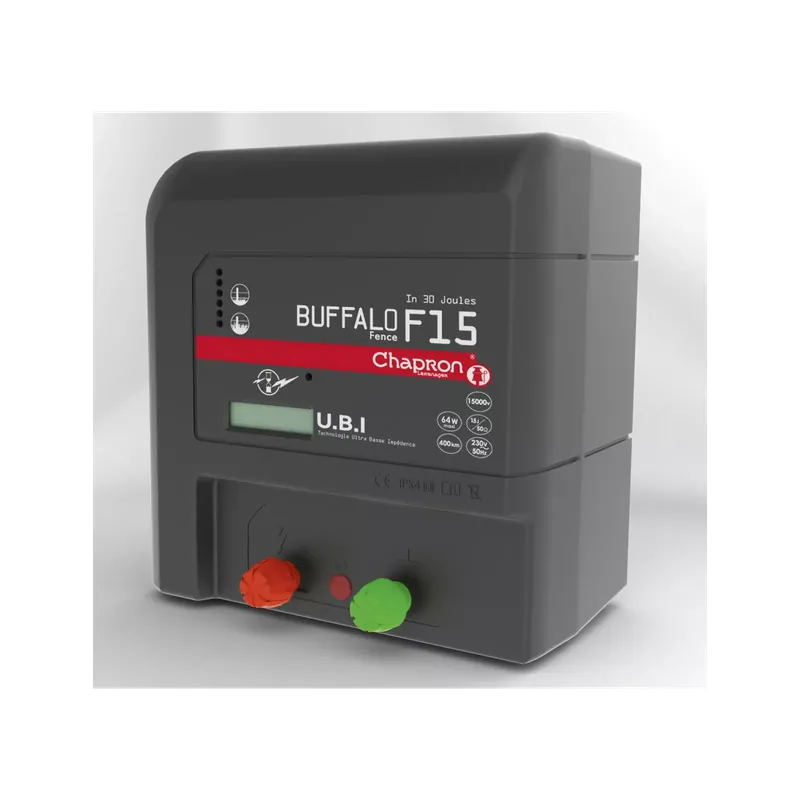 Seulement Aujourd'hui Chapron Lemenager BUFFALO FENCE F15 - Electrificateur secteur
