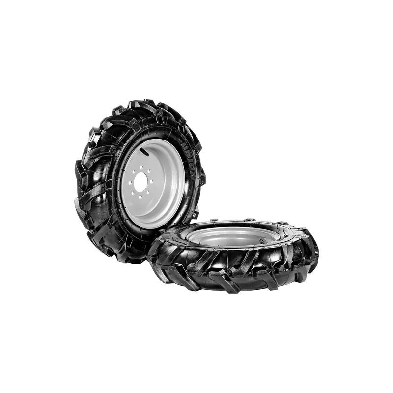 Réduction Grillo – Roues pneumatiques (paire) 5.00-10 jantes fixes