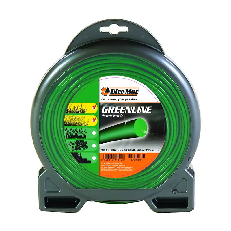 Oleo-mac Green Line – Fil nylon 15m 1.6mm Promotion Saisonnière