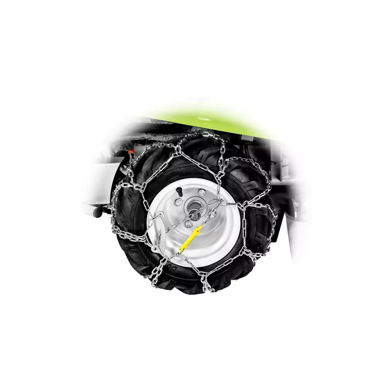Meilleur Choix Grillo – Chaînes à neige (paire) pour roues arrière 16×6.50-8