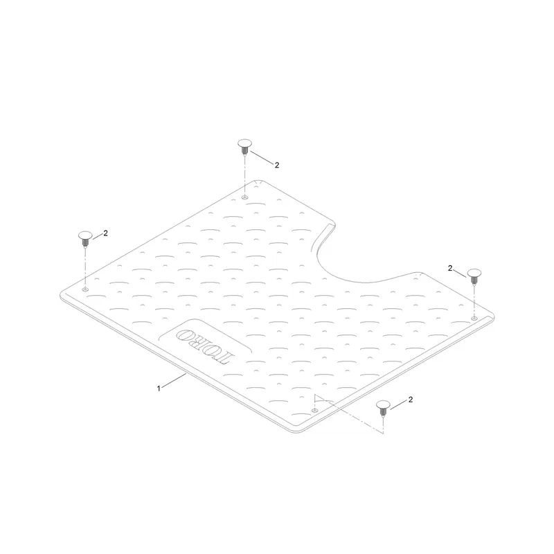 Toro – Tapis anti-vibration pour MX Commander Maintenant