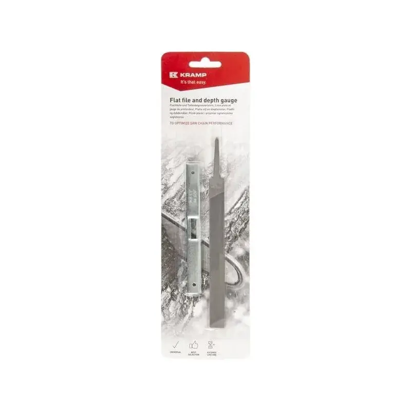 Lime plate avec jauge de profondeur UNIVERSEL DGFF001KR Prix Promo