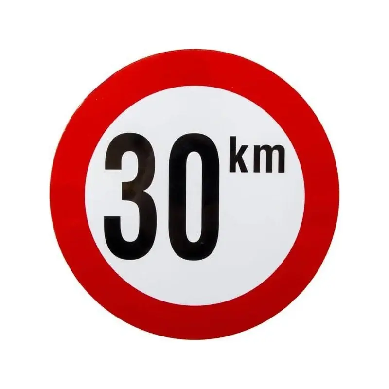 Commande En Gros Panneau de limitation de vitesse 30km-h en PVC UNIVERSEL BK30