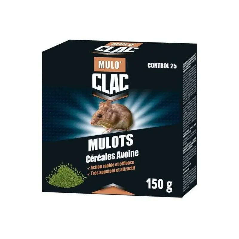 Jusqu&rsquo;à Épuisement Des Stocks Raticide pour mulots prêt à l‘emploi 150 gr CLAC RDBRM60006