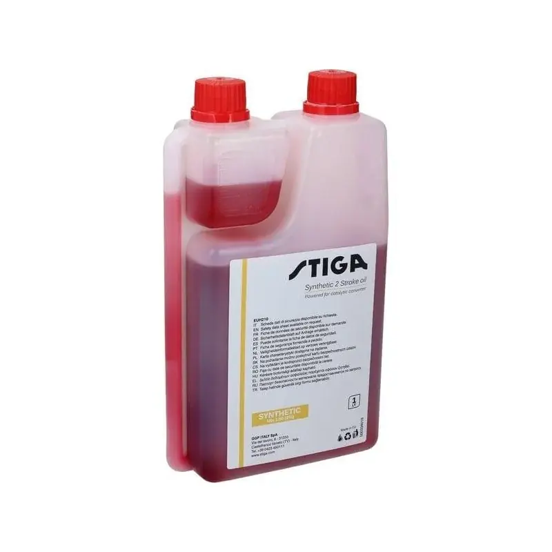 Commander Vite Huile synthétique 2 temps- 1L doseur STIGA 1111923001 – 1111-9230-01