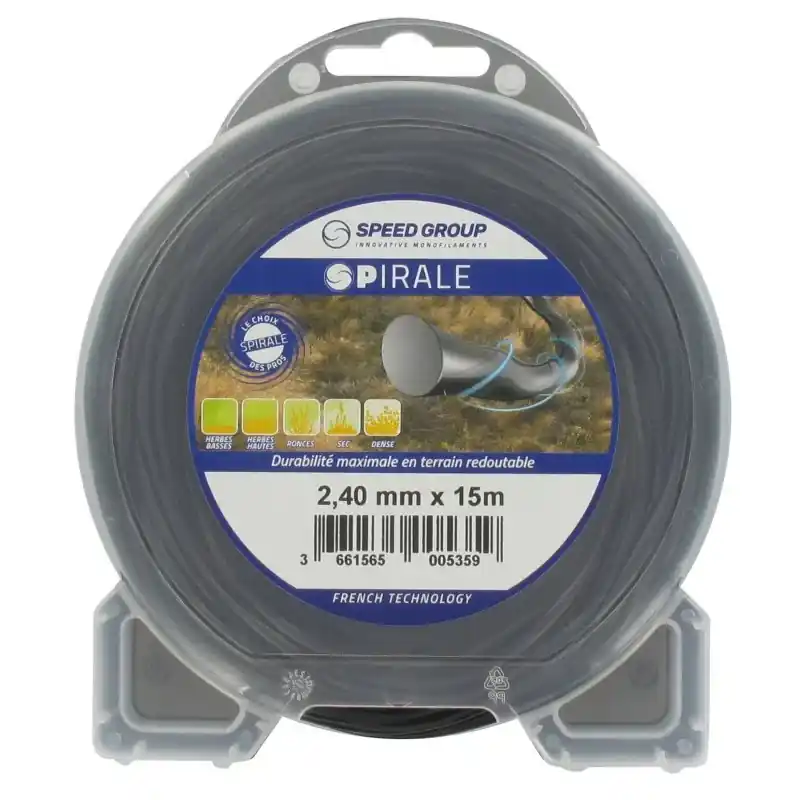 Expédié Aujourd&rsquo;hui Fil nylon 2,4mm SPIRALE 1516001
