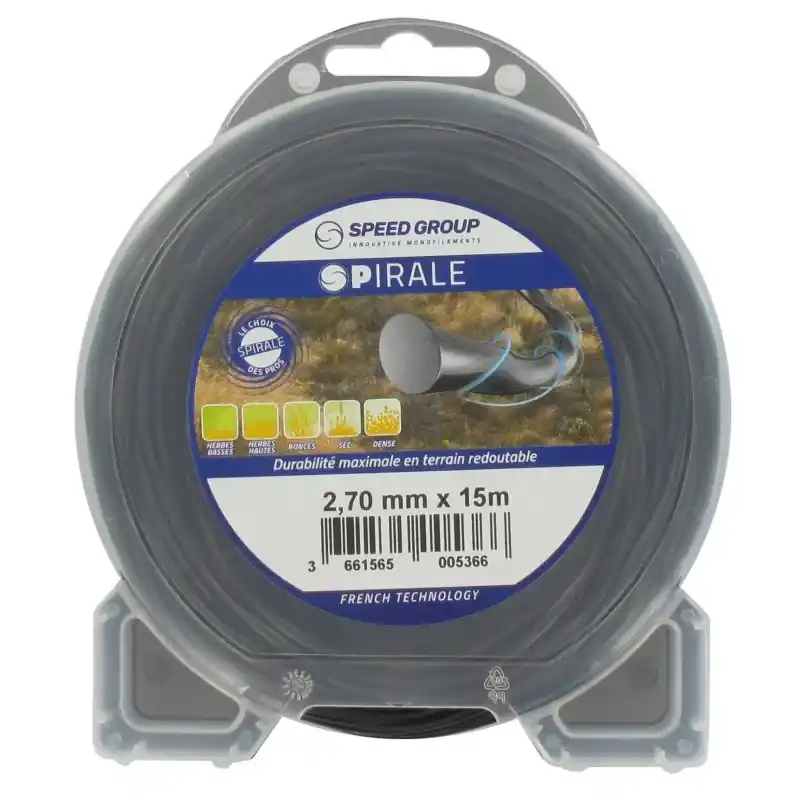 Fil nylon 2,7mm SPIRALE 1516002 Seulement Aujourd&rsquo;hui